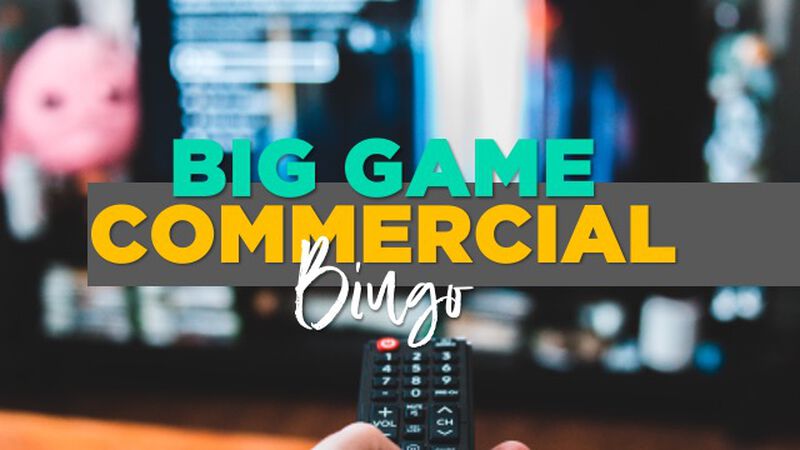 Big Game Commercial Bingo